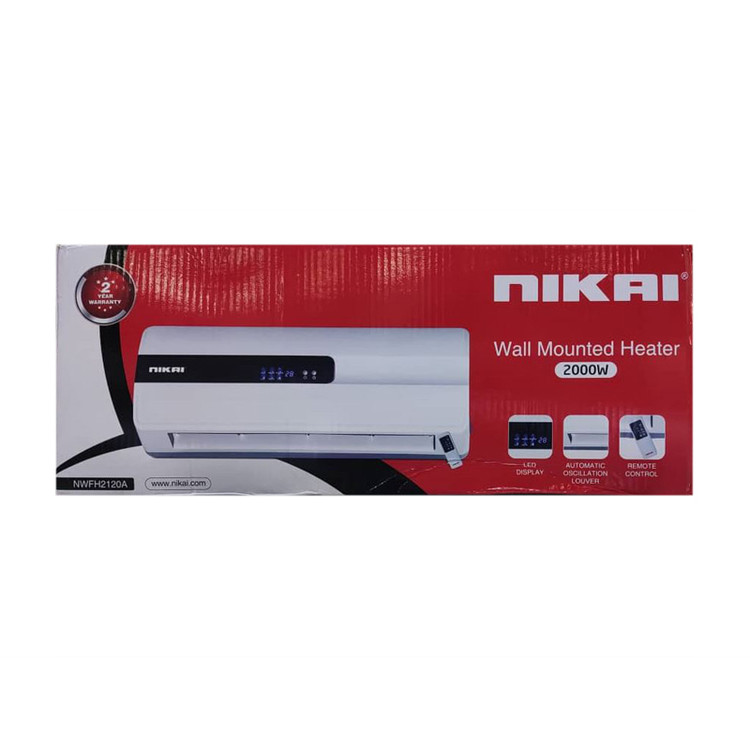 فن هیتر دیواری اسپیلتی نیکای NWFH-2120A