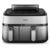 سرخ کن دوقلو بدون روغن فیلیپس مدل na555 از نمای رو به رو