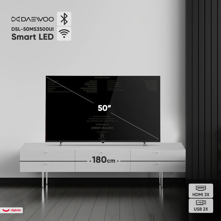 تلویزیون 50 اینچ هوشمند دوو مدل DSL-50MS3500UI