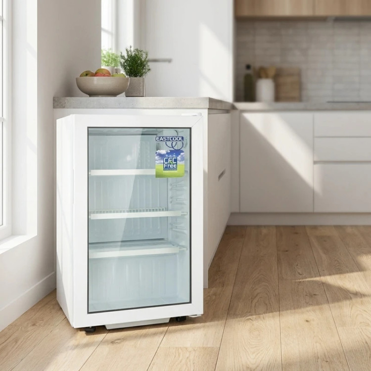 یخچال 5 فوت ایستکول مینی بار شوکیس مدل TM-4294-CS