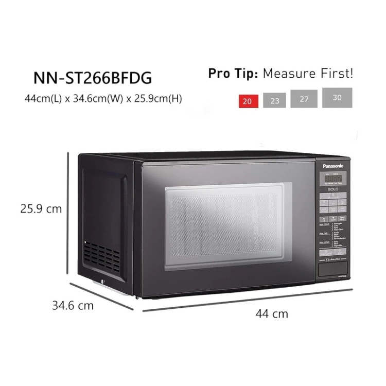 مایکروویو پاناسونیک مدل ST266B با ظرفیت 20 لیتر