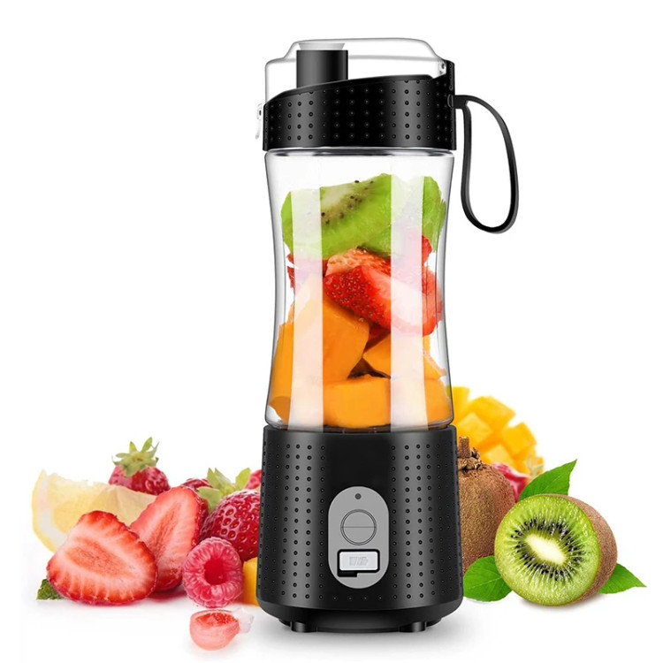 شیکر و آبمیوه گیری شارژی قابل حمل 380 میلی لیتر گرین لاین GNBLNDMPJBK