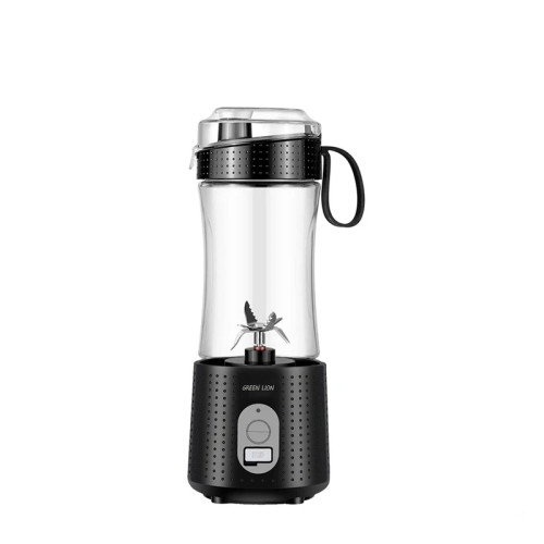 شیکر و آبمیوه گیری شارژی قابل حمل 380 میلی لیتر گرین لاین GNBLNDMPJBK