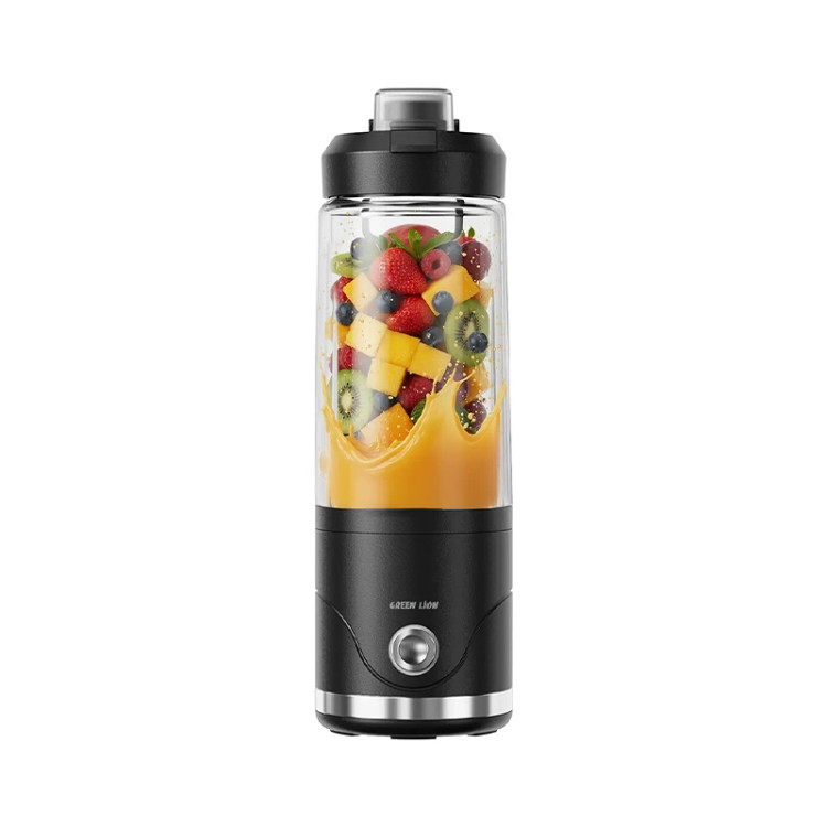شیکر و آبمیوه گیری شارژی قابل حمل 650 میلی لیتر گرین لاین GNBLNDMXPJWH